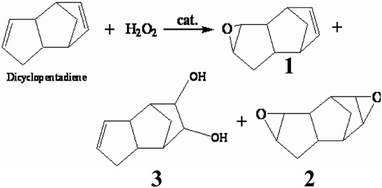 The oxidation products of DCPD by H2O2.