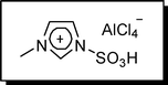 The structure of 3-methyl-1-sulfonic acid imidazolium tetrachloroaluminate {[Msim]AlCl4}.