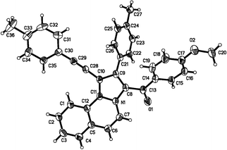 The X-ray single-crystal structure of 3t.