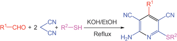 Synthesis of highly substituted 4-aryl pyridines.