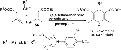 Enaminone-based synthesis of pyrazolyl 1,4-DHPs.