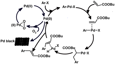 Proposed Mechanism for the Heck Reaction Catalyzed by Pd(OAc)2.