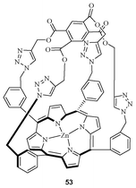 Porphyrin cages for anions.