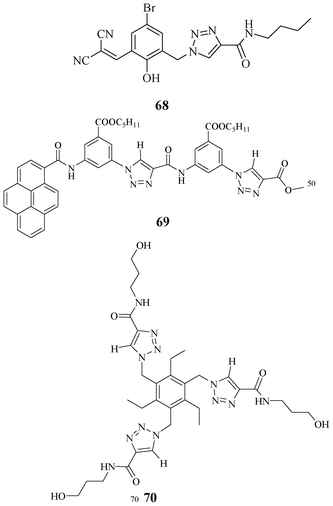 Amide-triazoles for the selective recognition of oxyanions.