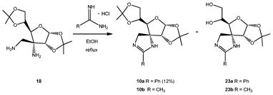 Synthesis of spiranic imidazolines.