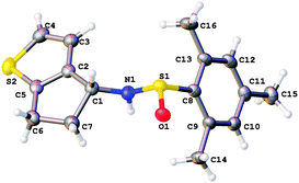 X-ray crystal structure14 of 10b.