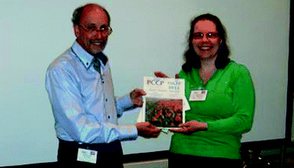 Christine Hahn won the PCCP Poster prize at the TULIP2012: Modern Developments in Spectroscopy summer school.