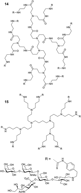 PAMAM and poly(propylene imine) glycodendrimers.
