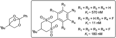 Compounds employed by Goeldner and co-workers in their comparative PIC study.33