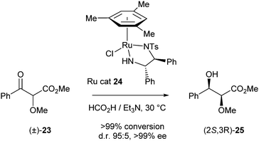 DKR of α-alkoxy-β-ketoesters.