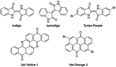 Structures of small molecule dyes discussed in the text.