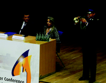 Joanna Szpunar and Pawel Koscielniak, Chair and co-Chair of the 2013 EWCPS during the Opening Ceremony.