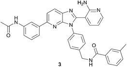 Structure of allosteric AKT inhibitor, 3.