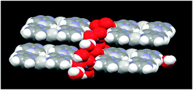 Packing in the crystal structure of 1.