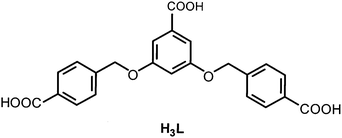 Metal organic coordination polymers with a new 3 5 4