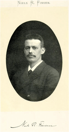 Nils Ryberg Finsen (1860–1904) (Courtesy of the Clendening History of Medicine Library, University of Kansas Medical Center.