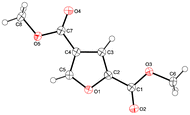 Molecular structure of 4b in the crystal. Displacement ellipsoids are drawn at the 50% probability level.