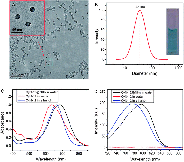 Constructing NIR silica –cyanine hybrid nanocomposite for