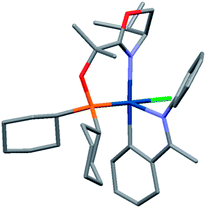 Preliminary crystal structure of 7.