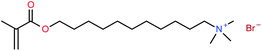Tail polymerizable surfactant monomer (surfmer) MUTAB.