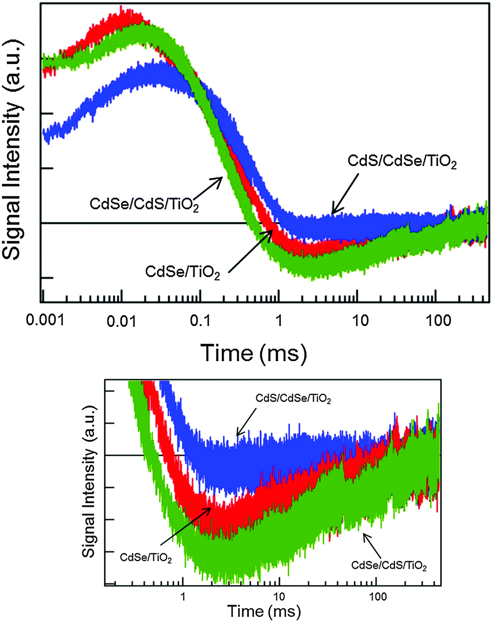 Photoexcited carrier dynamics of double-layered CdS/CdSe Photoexcited carrier dynamics of double-layered CdS/CdSe
