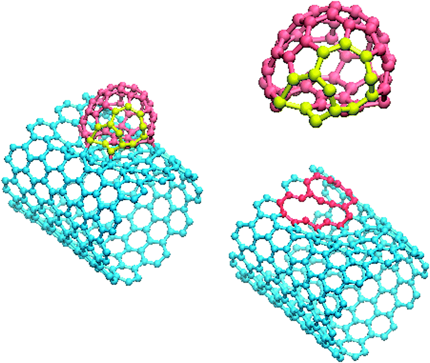Carbon nanotube–fullerene hybrid nanostructures by C 60