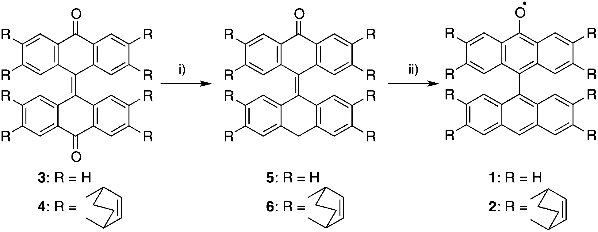 9,9′-Anthryl-anthroxyl radicals: strategic stabilization of highly