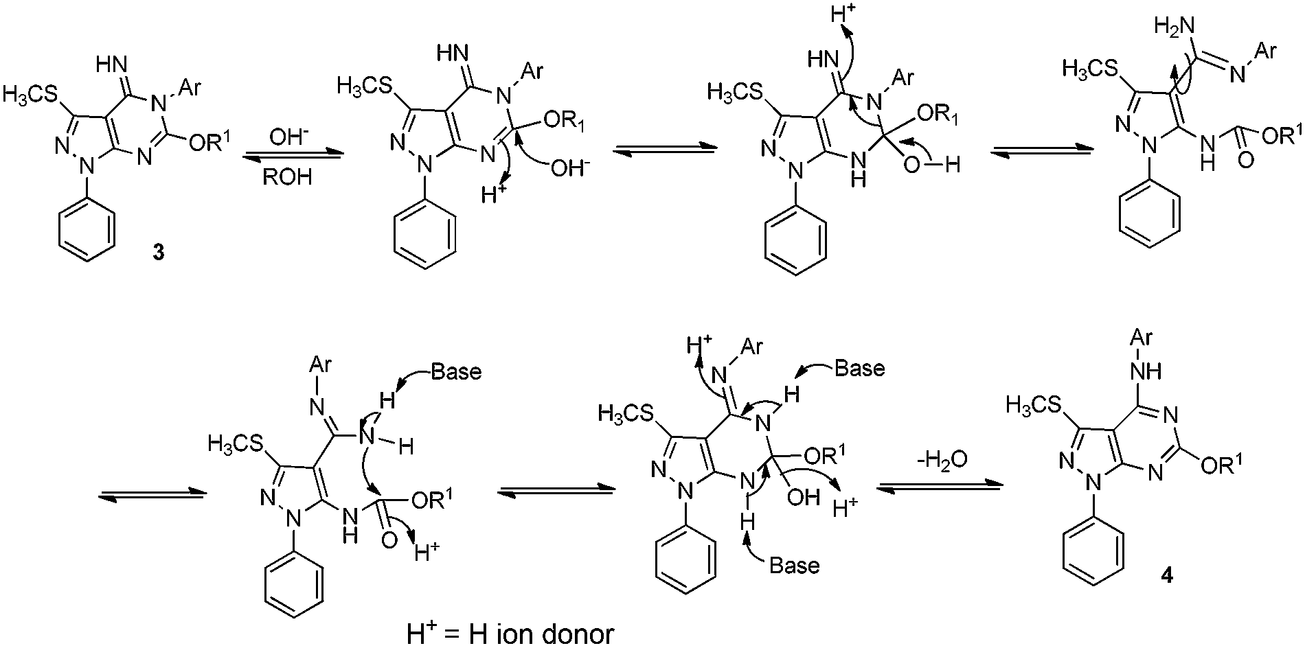 Tunable regioselective synthesis of pyrazolo[3,4- d ]pyrimidine derivatives  via aza-Wittig cyclization and dimroth-type rearrangement - RSC Advances  (RSC Publishing) DOI:10.1039/C4RA15777J
