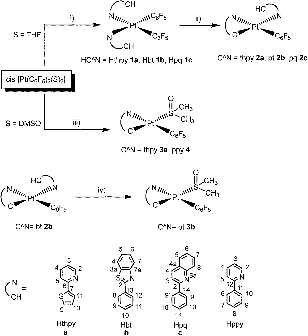 Luminescent Pentafluorophenyl Cycloplatinated Complexes Synthesis Characterization Photophysics Cytotoxicity And Cellular Imaging Dalton Transactions Rsc Publishing