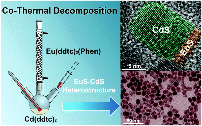 Eus Cds And Eus Zns Heterostructured Nanocrystals Constructed By Co Thermal Decomposition Of Molecular Precursors In The Solution Phase Journal Of Materials Chemistry C Rsc Publishing