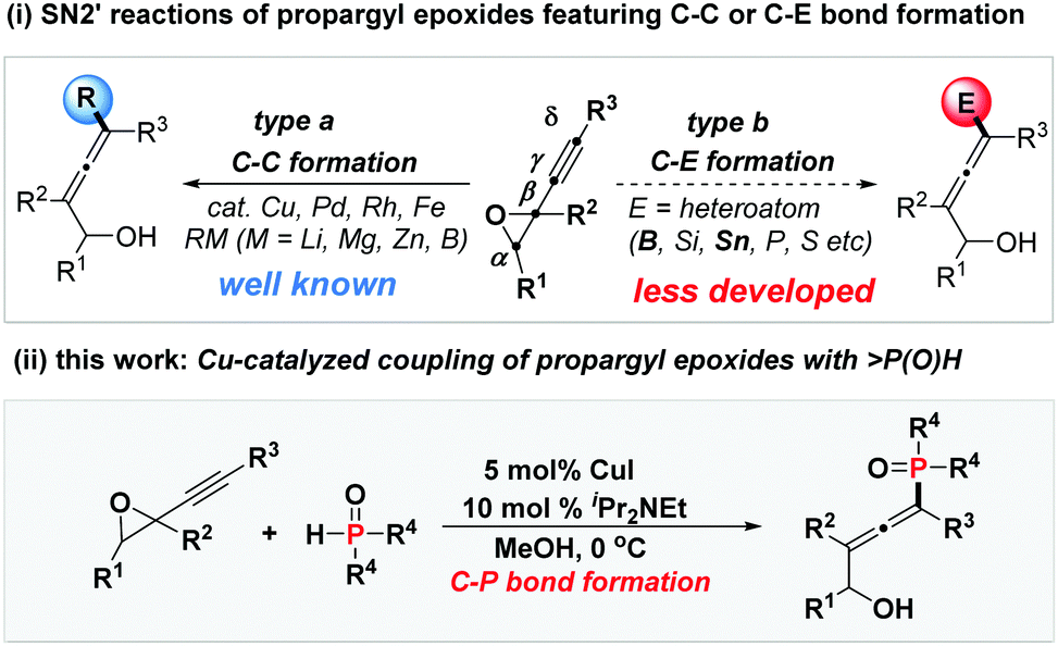 Cu Catalyzed Hydrophosphorylative Ring Opening Of Propargyl Epoxides Highly Selective Access To 4 Phosphoryl 2 3 Allenols Chemical Communications Rsc Publishing Doi 10 1039 C6cce