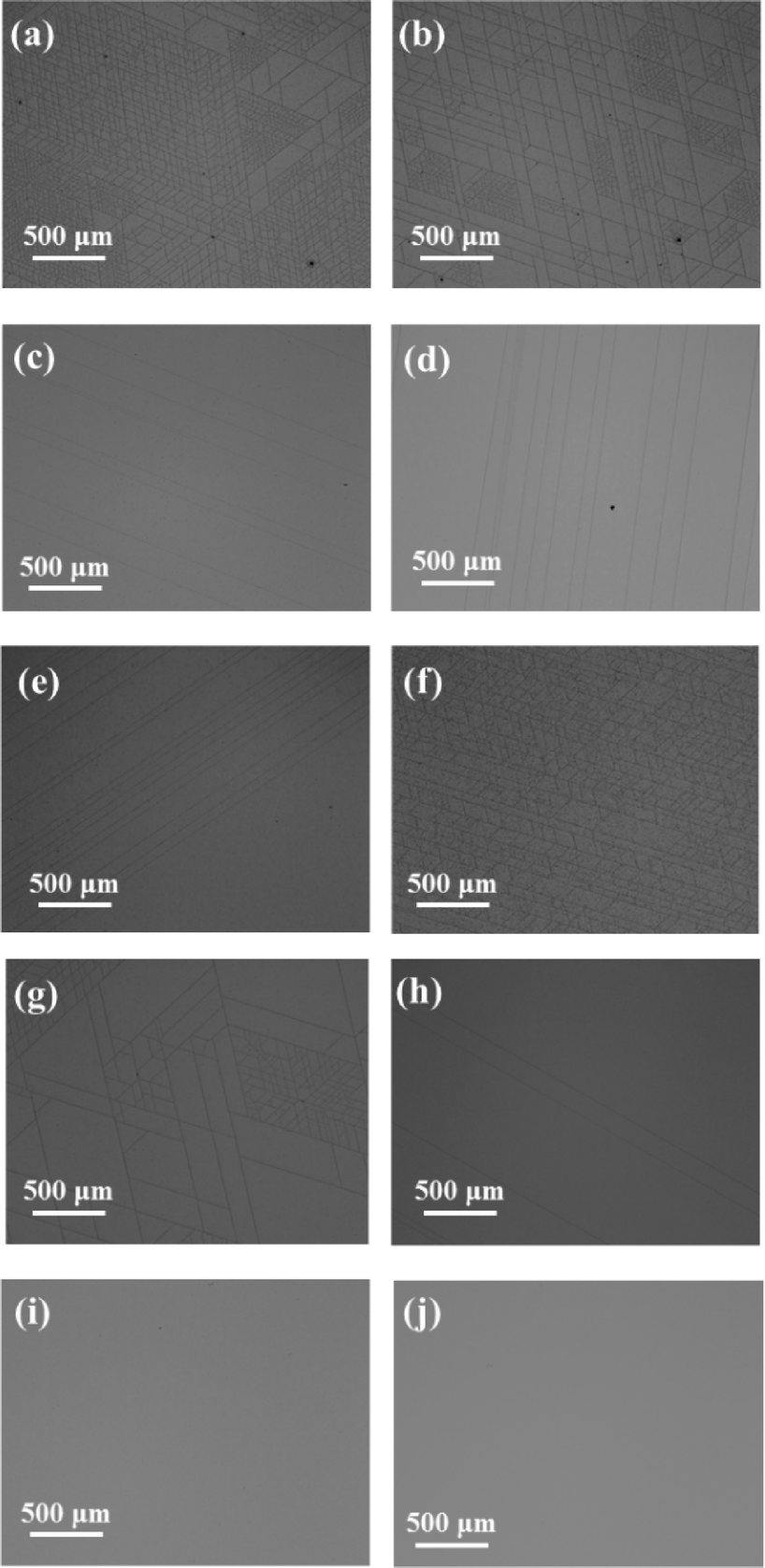 High-quality crack-free GaN epitaxial films grown on Si substrates 