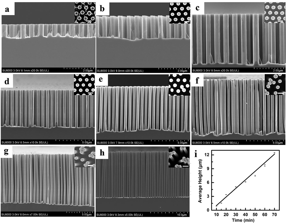 Fabrication of ordered Si nanopillar arrays for ultralow