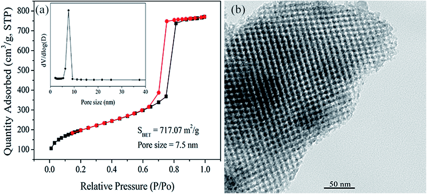 Preparation of platinum nanoparticles immobilized on ordered 