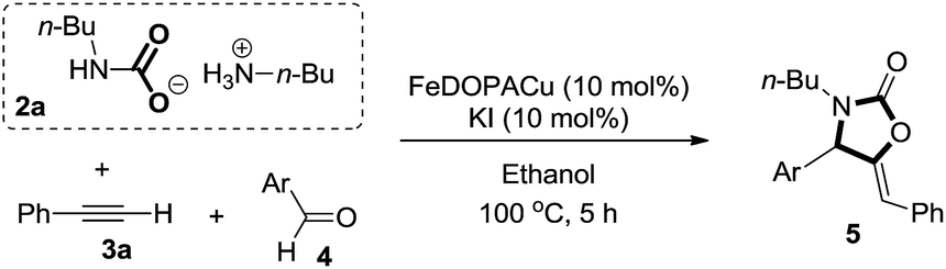 Synthesis of Oxazolidin‐2‐ones by Oxidative Coupling of