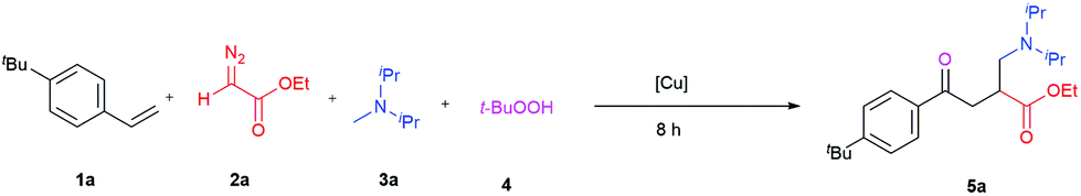 A Cu Catalyzed Four Component Cascade Reaction To Construct - 