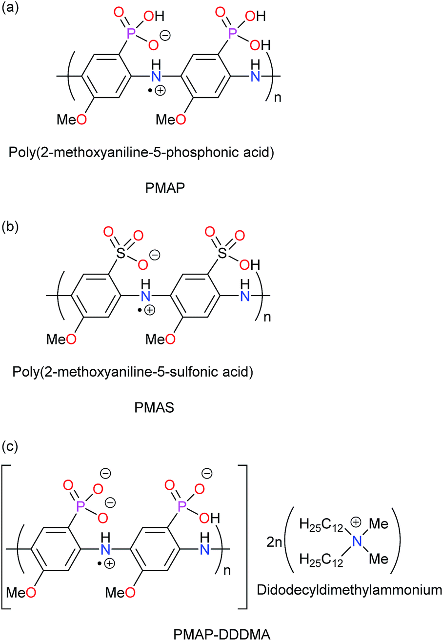 Self Doped Polyaniline Derived From Poly2 Methoxyaniline 5 Phosphonic