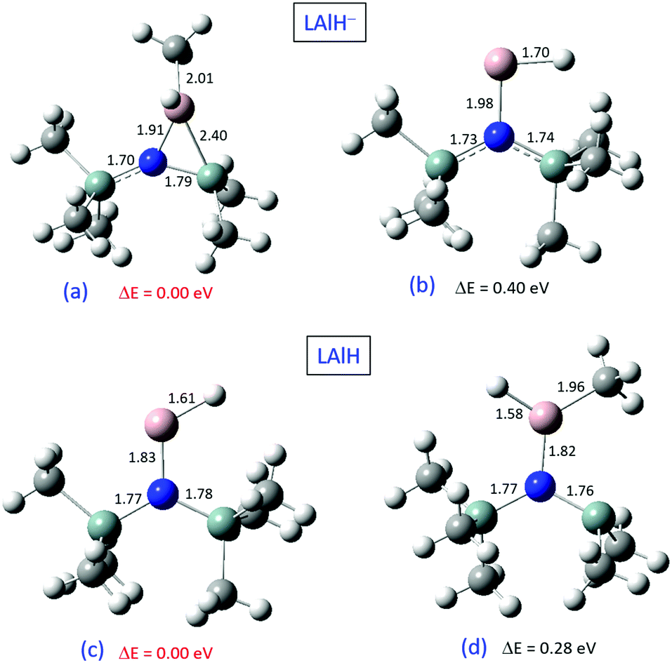 Low Oxidation State Aluminum Containing Cluster Anions Lalh And Lal N N 2 4 L N Si Me 3 2 Physical Chemistry Chemical Physics Rsc Publishing Doi 10 1039 C7cpg