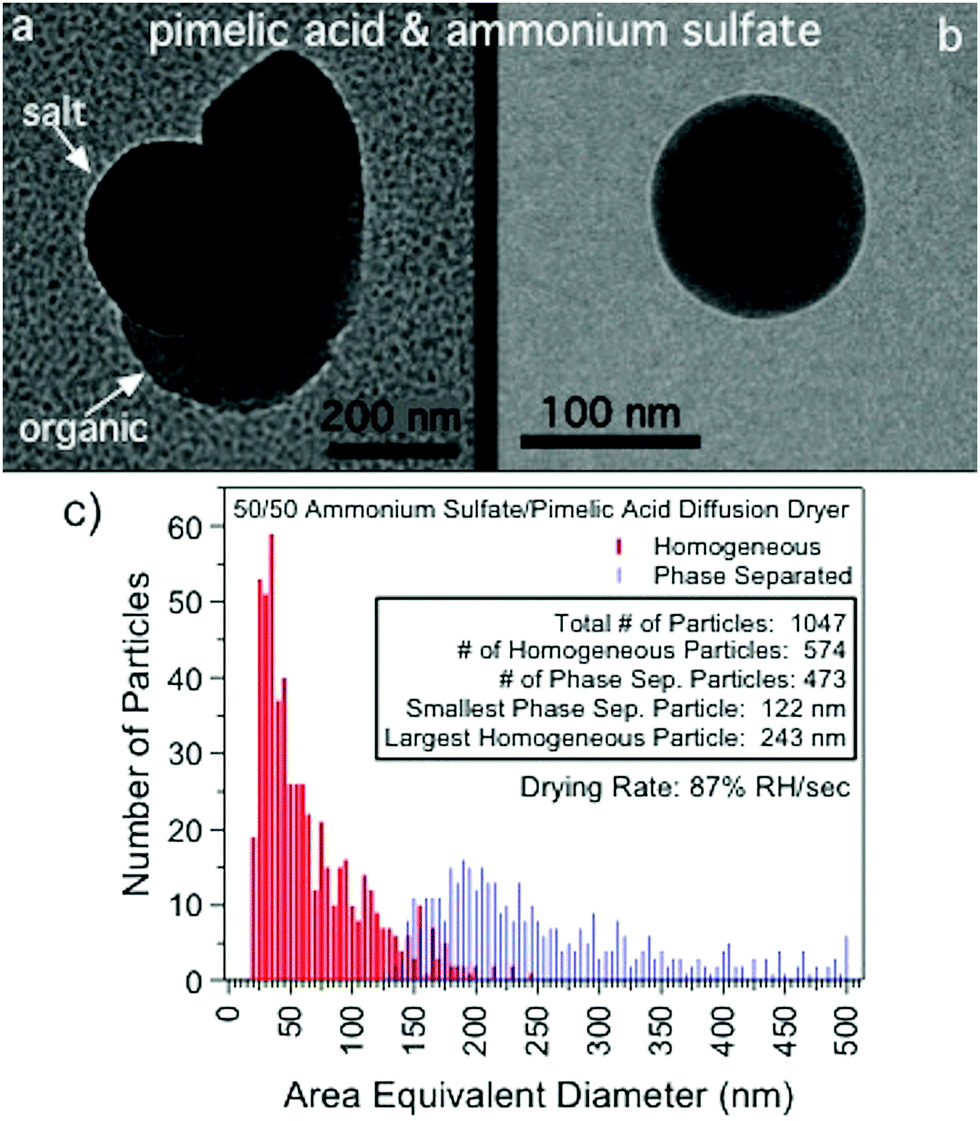 Phase separation in organic aerosol Chemical Society Reviews