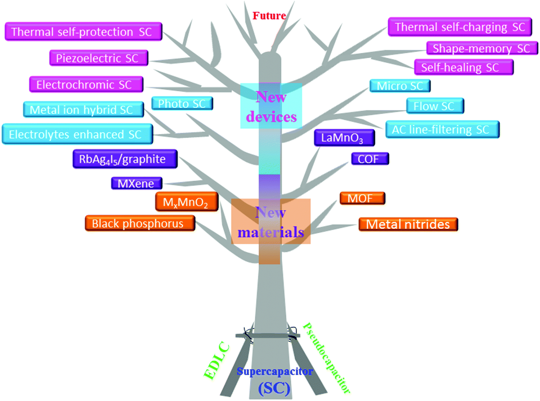 Latest advances in supercapacitors: from new electrode