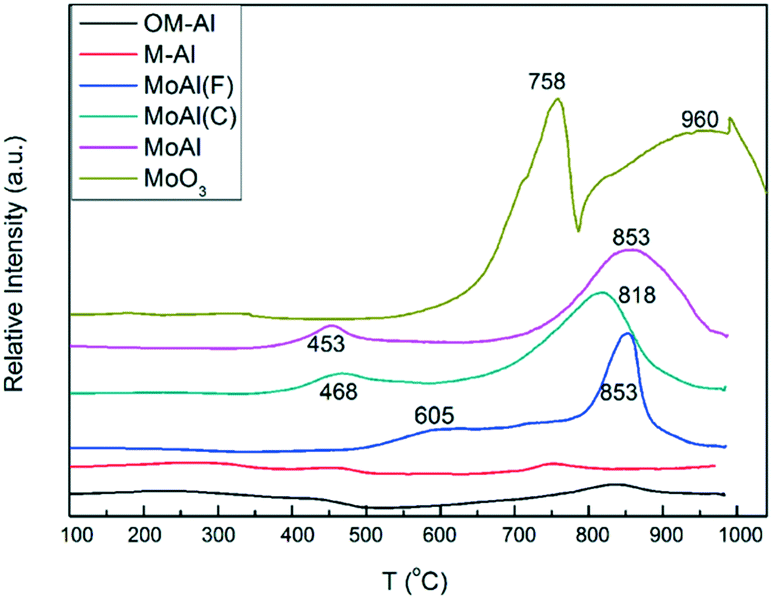 Insight into the structure and molybdenum species in mesoporous 