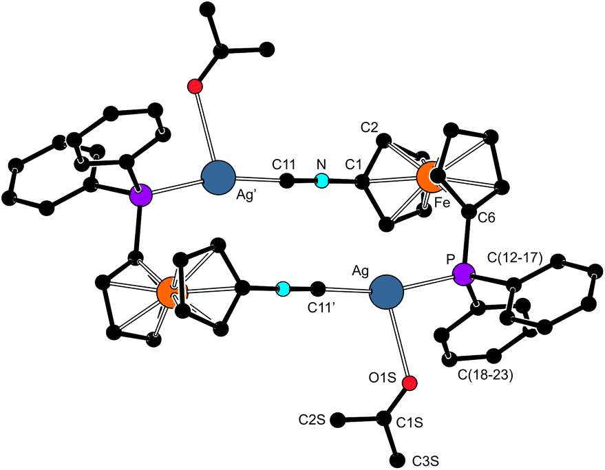 Synthesis And Characterization Of 1 Diphenylphosphino 1 Isocyanoferrocene An Organometallic Ligand Combining Two Different Soft Donor Moieties An Dalton Transactions Rsc Publishing Doi 10 1039 C7dtg