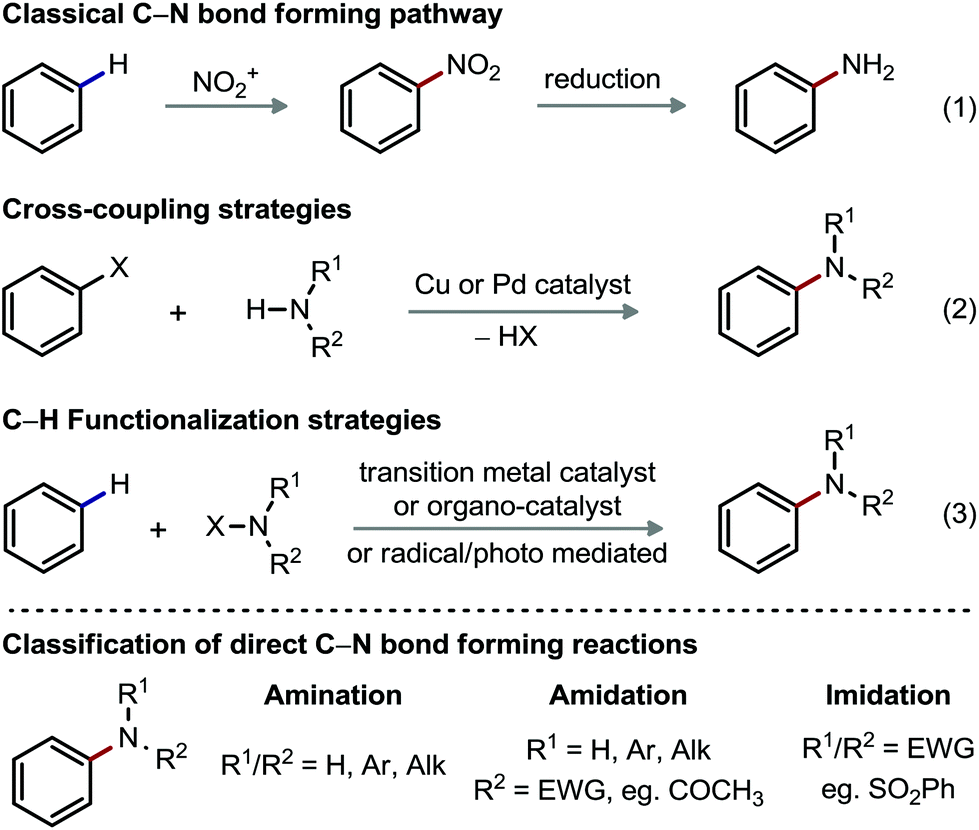 C H Imidation A Distinct Perspective Of C N Bond Formation Organic Biomolecular Chemistry Rsc Publishing Doi 10 1039 C6obj