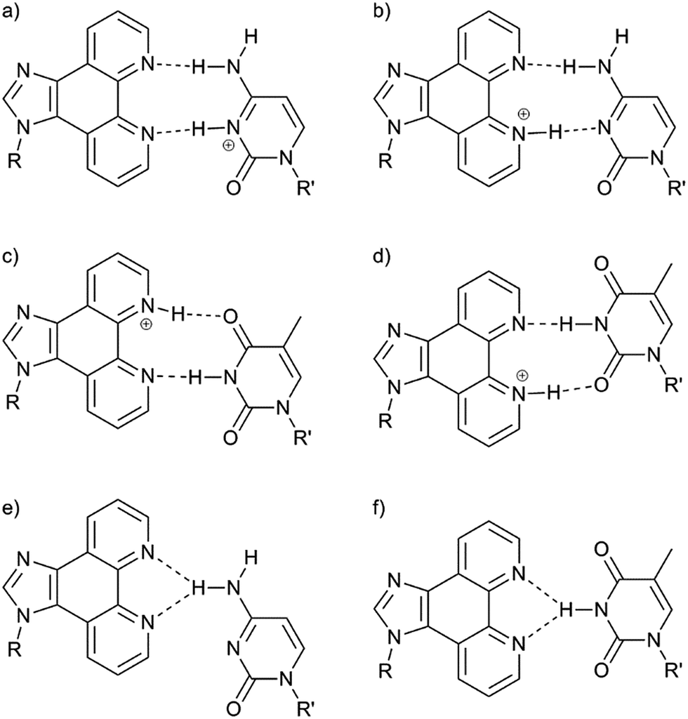 A Metal Mediated Base Pair That Discriminates Between The Canonical Pyrimidine Nucleobases Chemical Science Rsc Publishing Doi 10 1039 C6sc034a