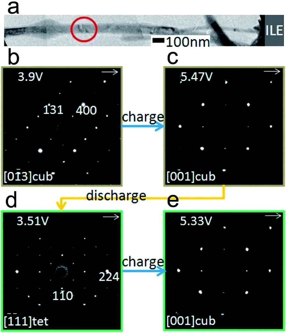 In situ transmission electron microscopy study of individual