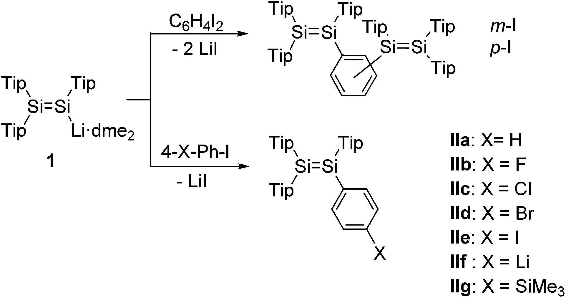 Oligo Aromatic Species With One Or Two Conjugated Si Double Bond Length As M Dash Si Bonds Near Ir Emission Of Anthracenyl Bridged Tetrasiladiene Dalton Transactions Rsc Publishing