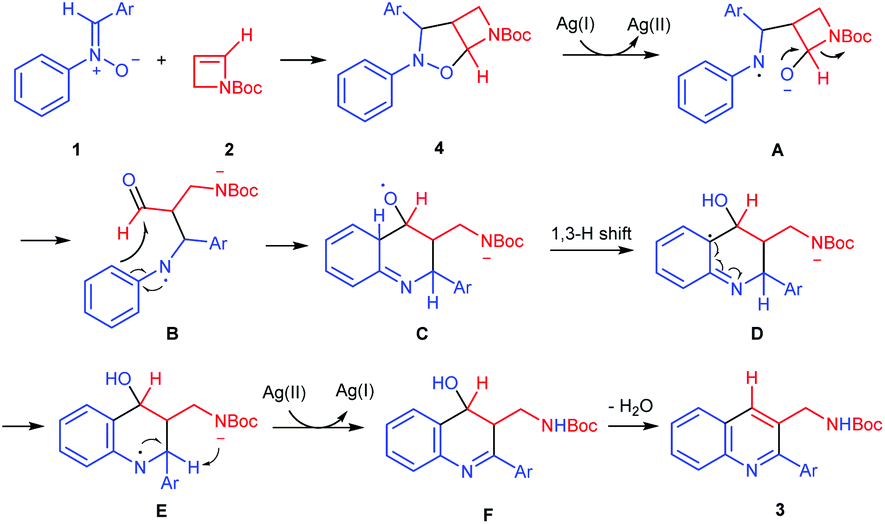 Silver Catalyzed Cyclization Of Nitrones With 2 Azetine A Radical