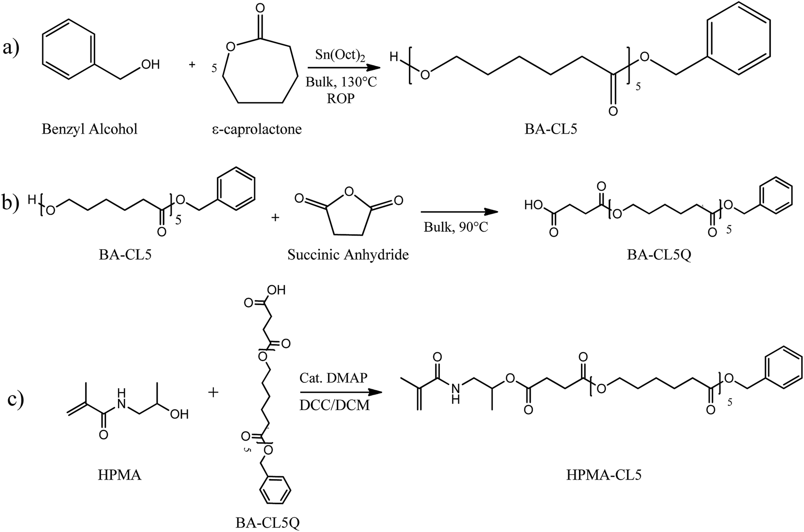 Poly Hpma Based Copolymers With Biodegradable Side Chains Able To Self Assemble Into Nanoparticles Rsc Advances Rsc Publishing