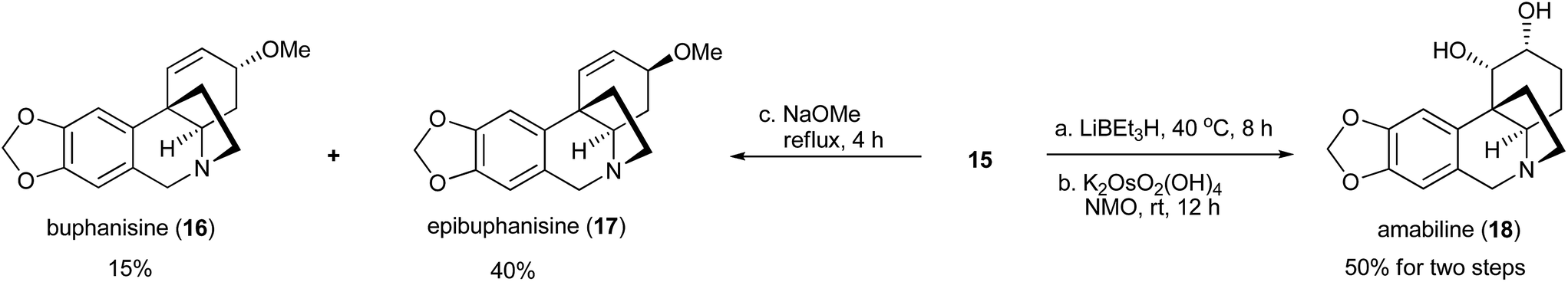 Efficient syntheses of (−)-crinine and (−)-aspidospermidine, and the ...