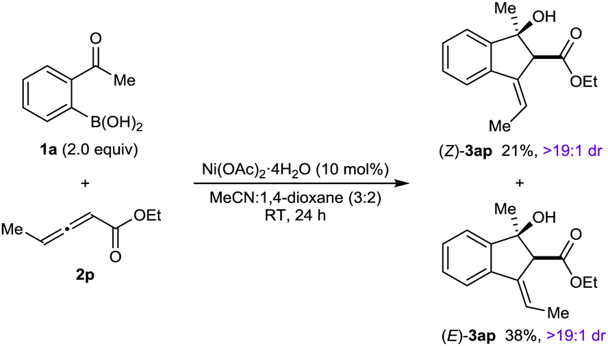 Nickel-catalyzed, ligand-free, diastereoselective synthesis of 3